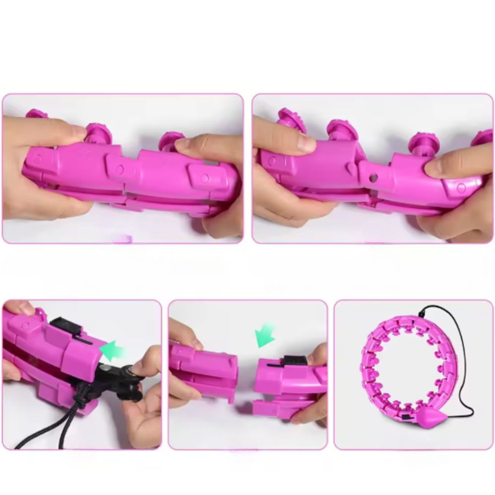 Adjustable Weighted Hula Hoop for Adults