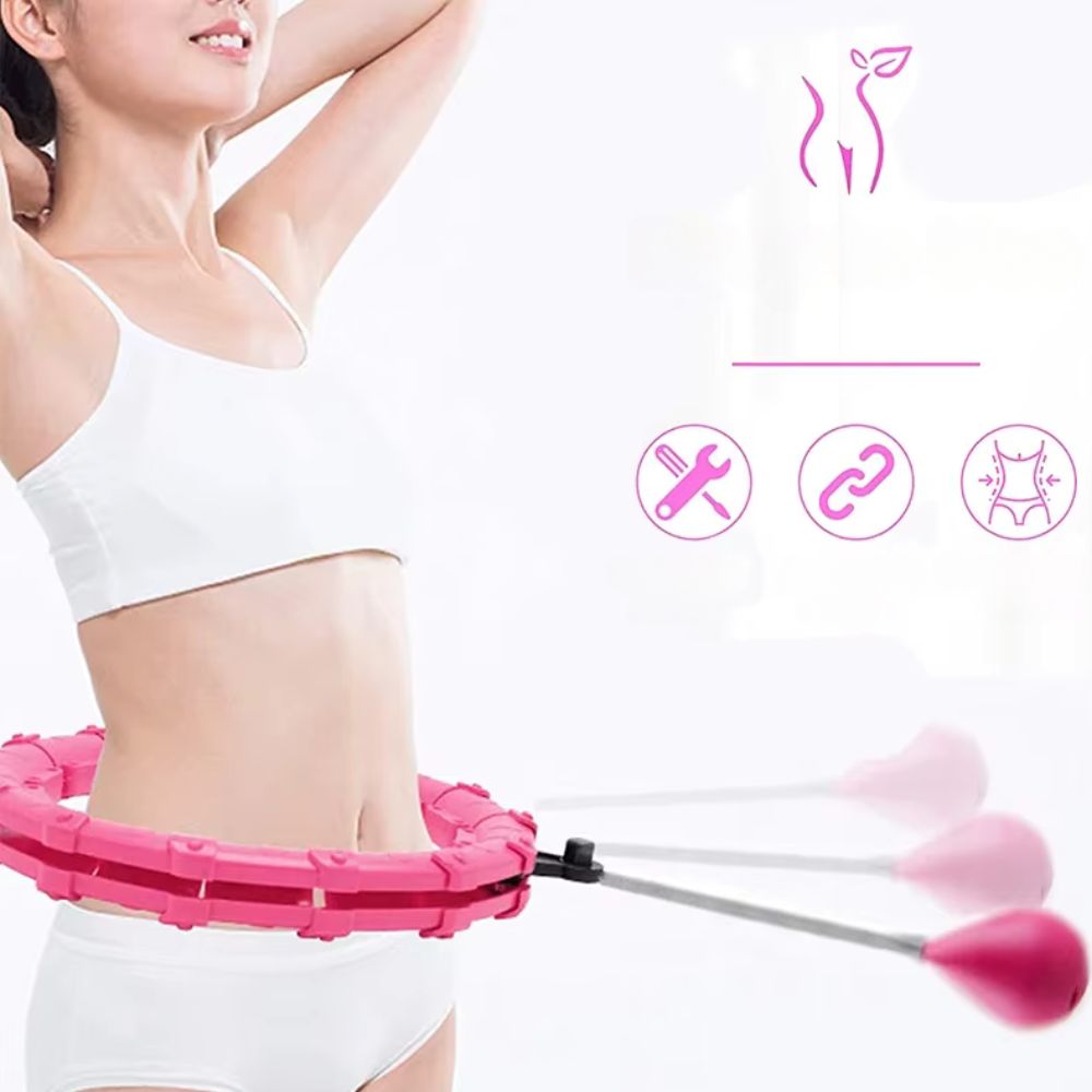 Adjustable Weighted Hula Hoop for Adults