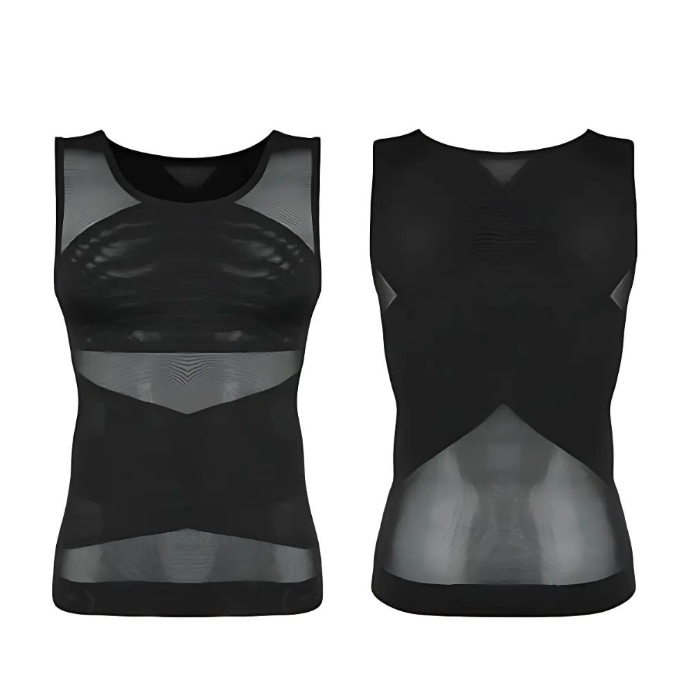 Slimming Men’s Shapewear Top – Lightweight, Breathable, Invisible