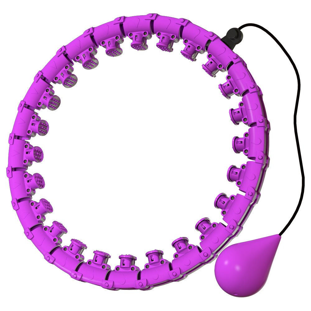 Adjustable Weighted Hula Hoop for Adults