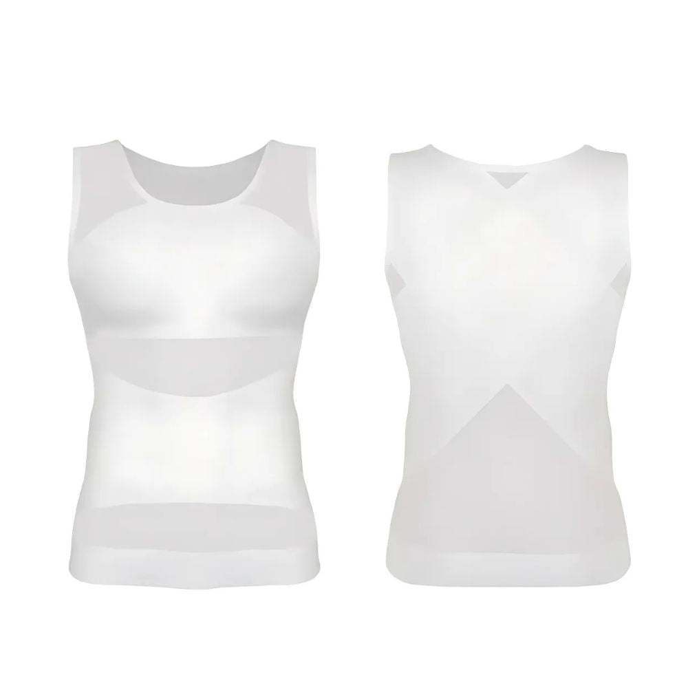 Slimming Men’s Shapewear Top – Lightweight, Breathable, Invisible