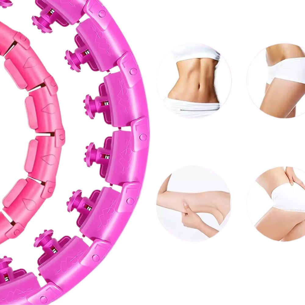 Adjustable Weighted Hula Hoop for Adults