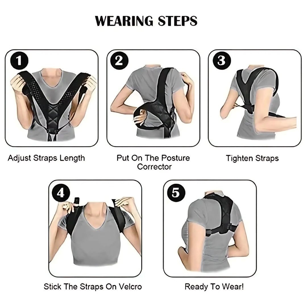 Back Posture Correction Belt | Unisex Breathable Hunchback Prevention