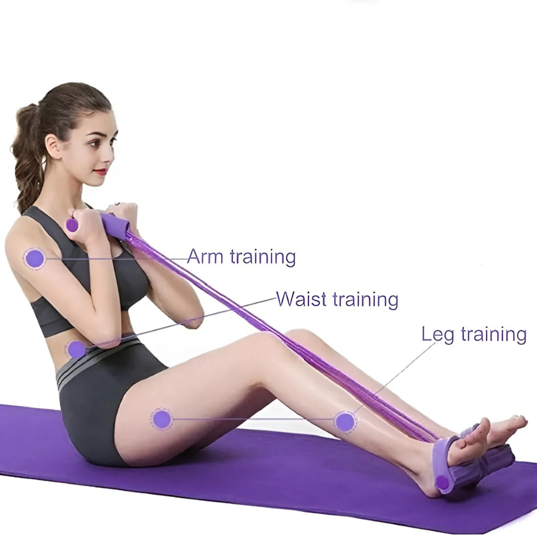 Elastic Pull Rope Training Device | Abdominal Resistance Band for Fitness