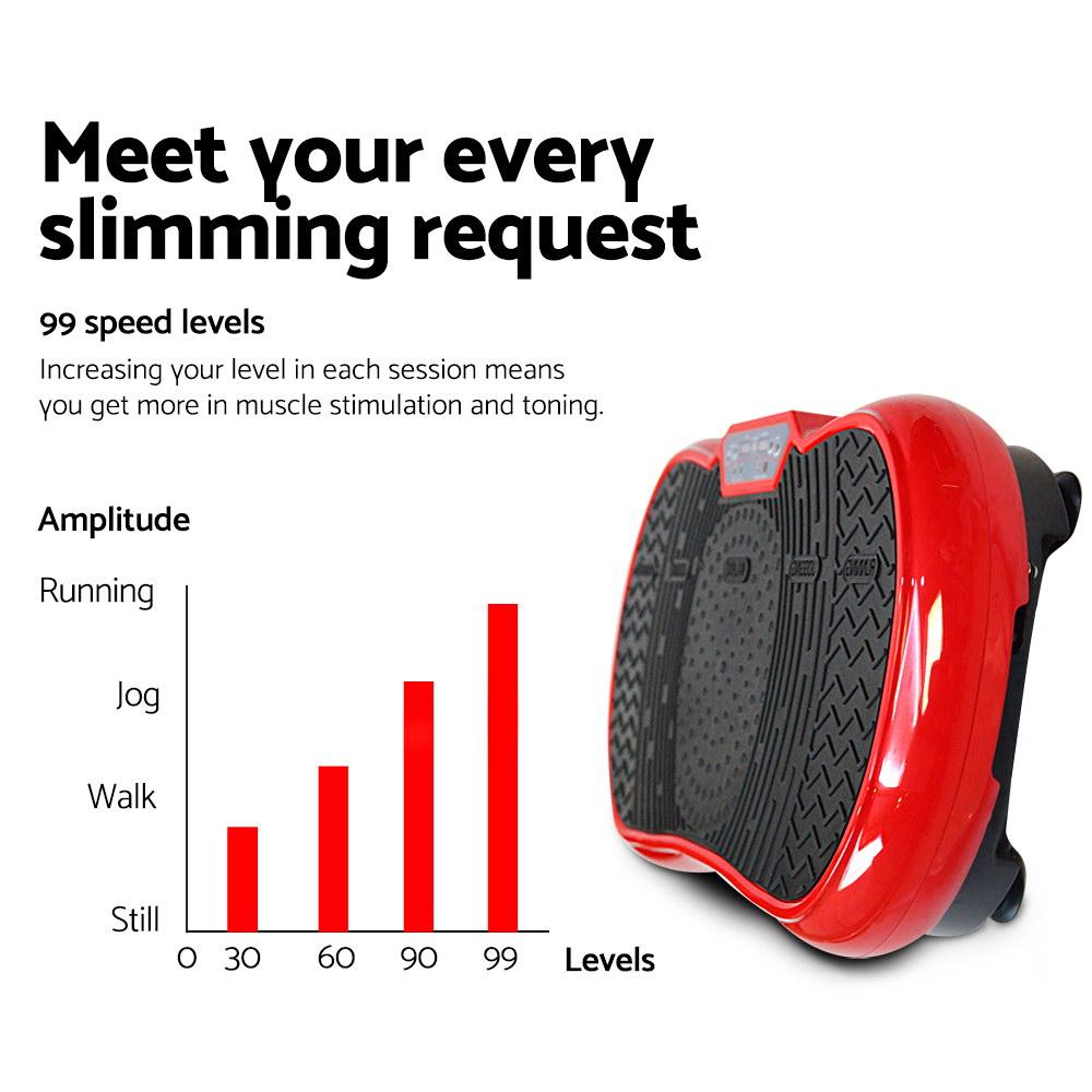 Everfit Vibration Machine Plate Platform Body Shaper Home Gym Fitness