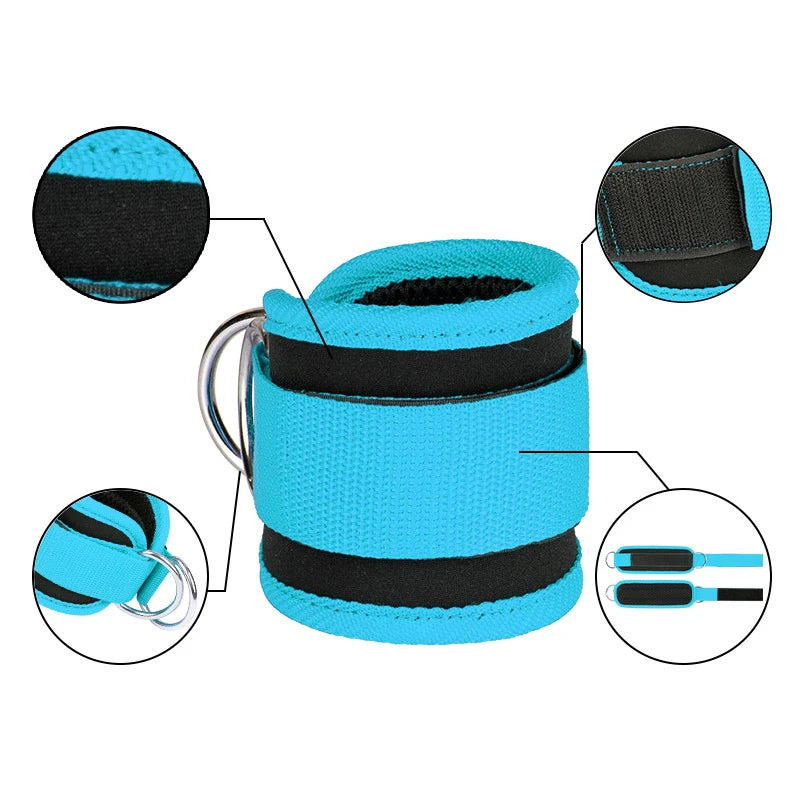Ankle Strap Resistance Bands - Hip & Leg Strength Training for Home & Gym