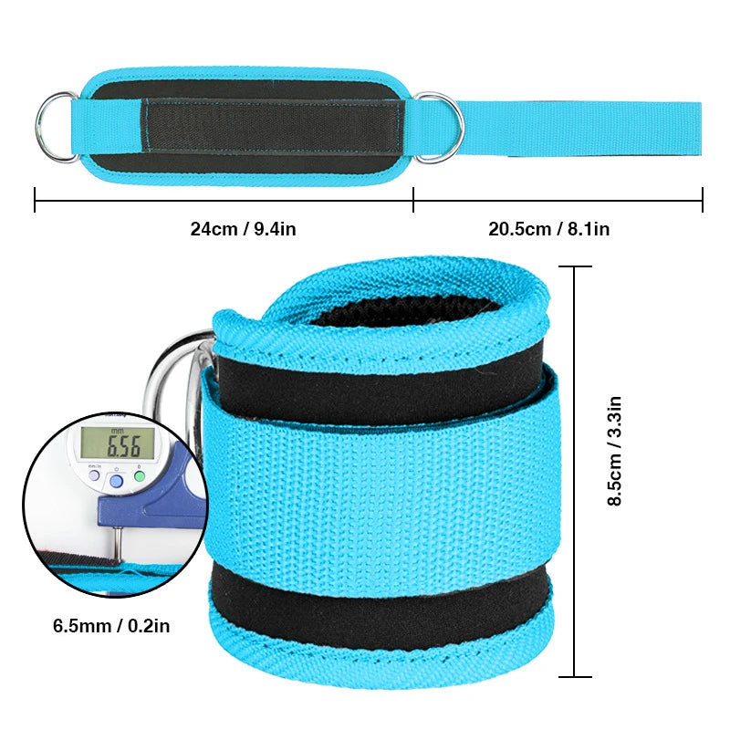 Ankle Strap Resistance Bands - Hip & Leg Strength Training for Home & Gym