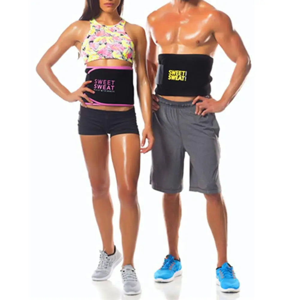 Waist Trainer Sauna Sweat Belt - Slimming Body Shaper for Women & Men