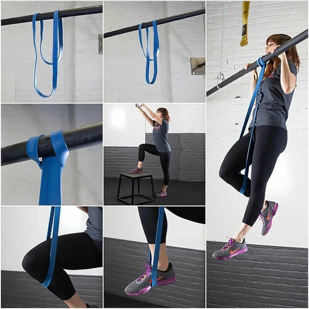 Resistance Band Heavy Duty Latex Sports Elastic Belt Pull Up Assist