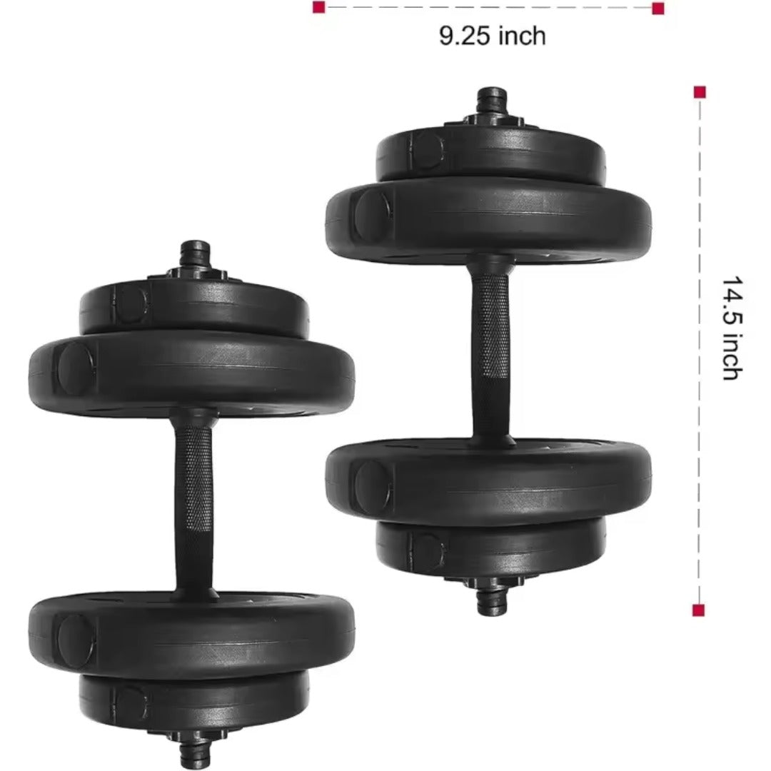 Soozier 42LB Pair Dumbbells Set for Training Biceps & Fitness Workouts
