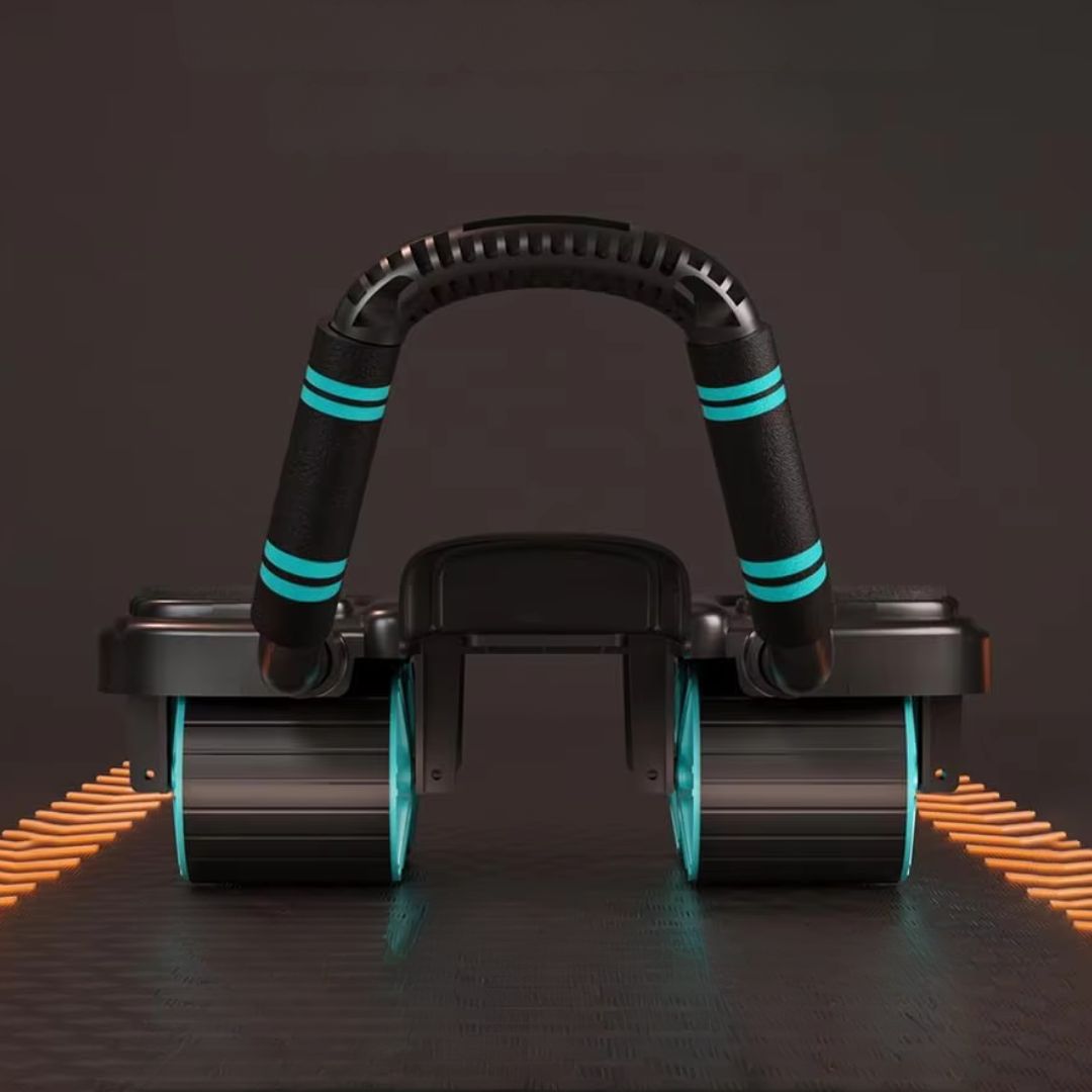 Automatic Rebound Ab Roller with Arc Design and High Weight Capacity