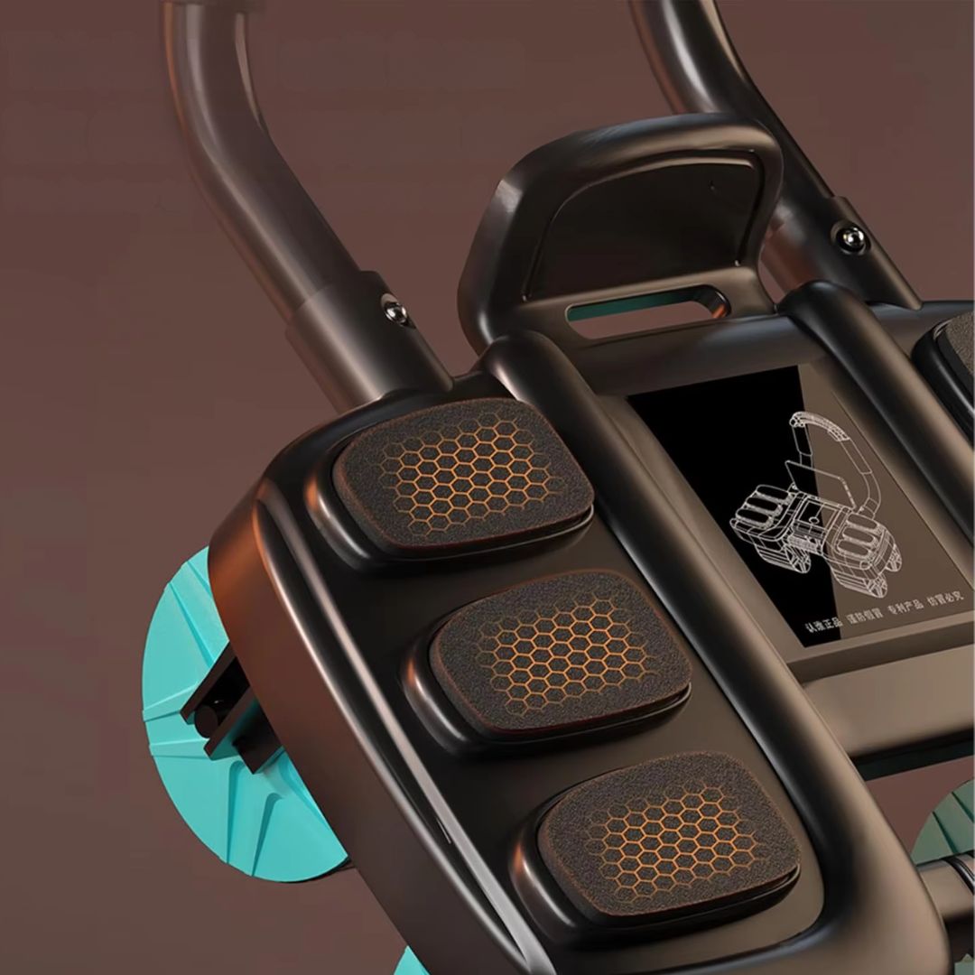 Automatic Rebound Ab Roller with Arc Design and High Weight Capacity