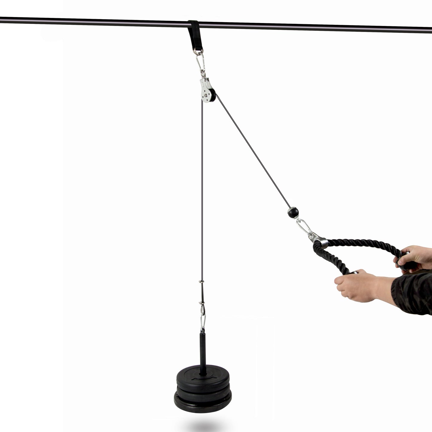 Pulley System Cable Attachment Pull Down Machine DIY Home Gym Workout