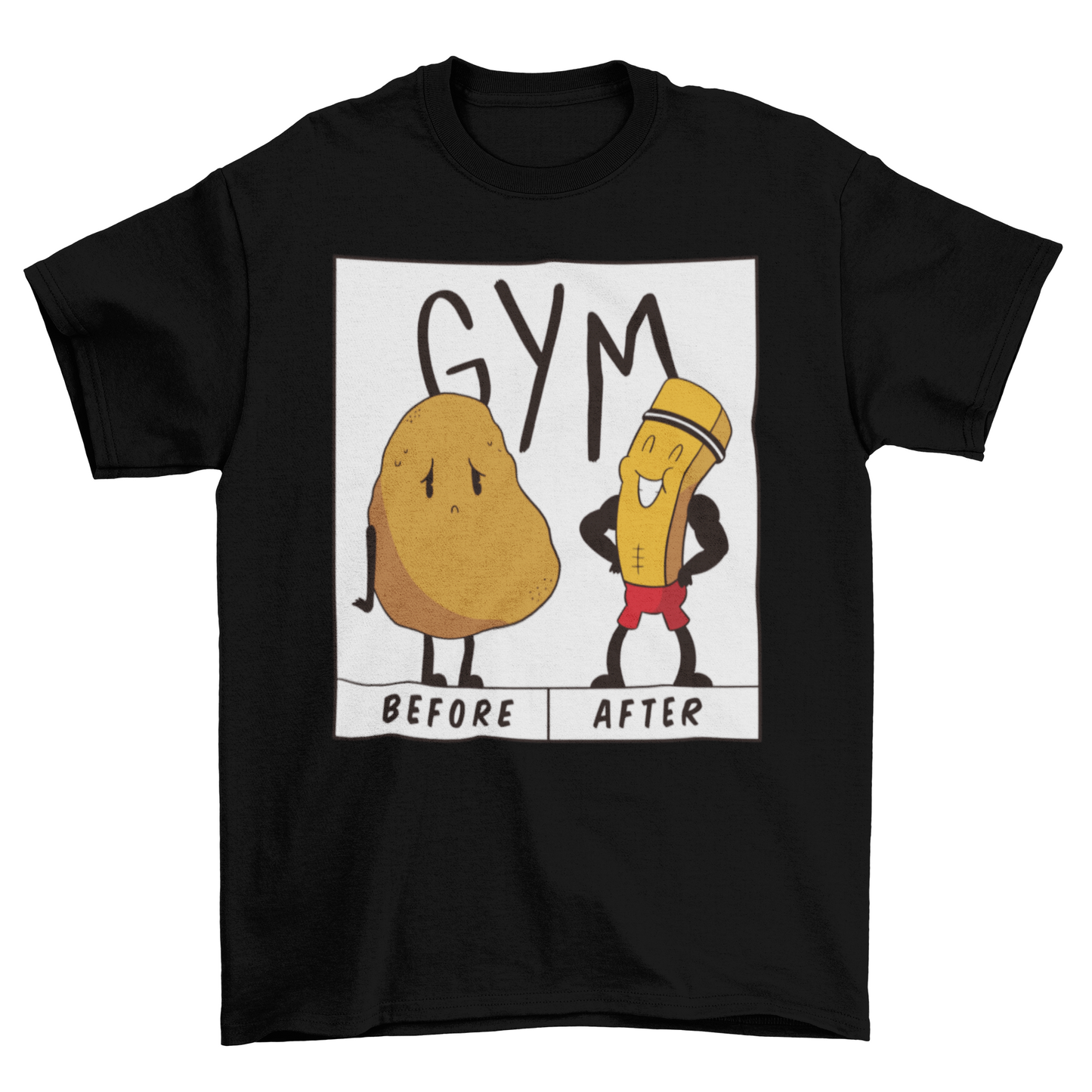 Potato gym t-shirt