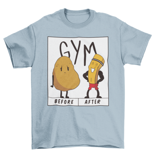 Potato gym t-shirt