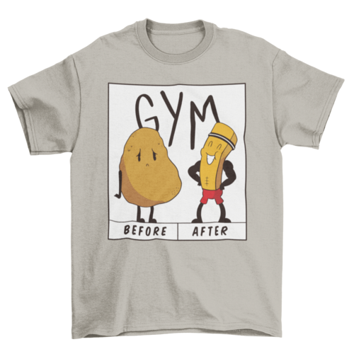 Potato gym t-shirt