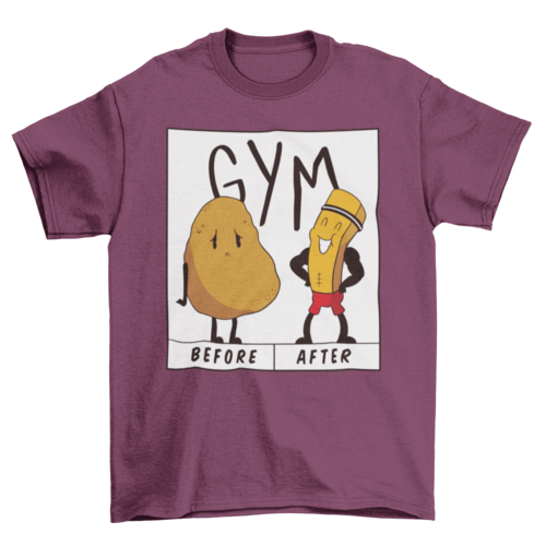 Potato gym t-shirt