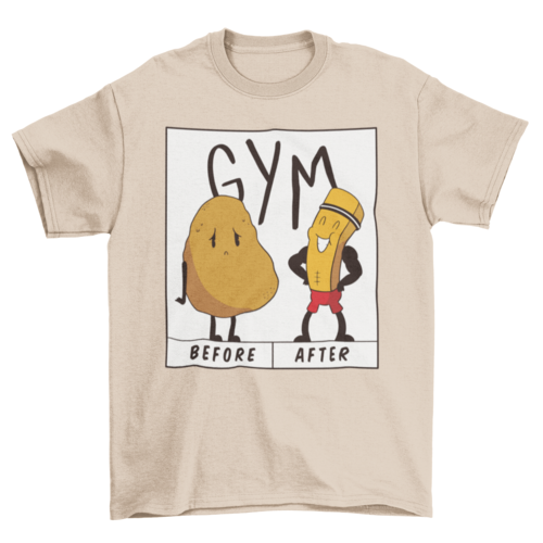 Potato gym t-shirt