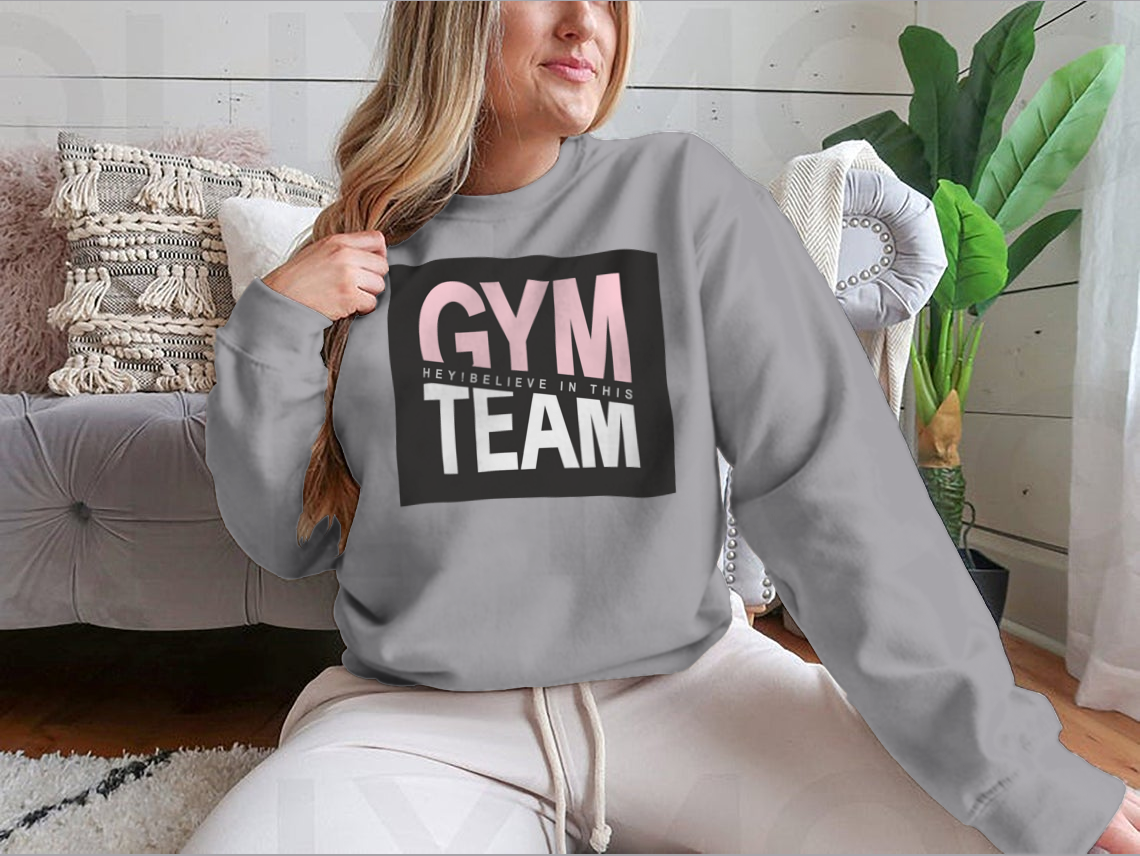 Gym Team Design Shirt For Family And Friends
