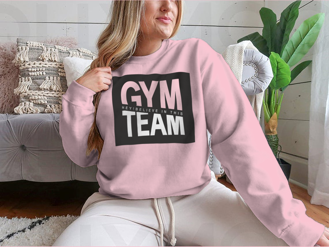 Gym Team Design Shirt For Family And Friends