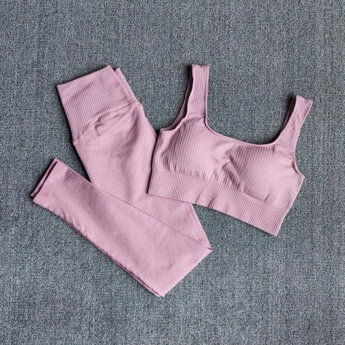 Women's Sportswear Yoga Set Workout Clothes Athletic Wear Sports Gym