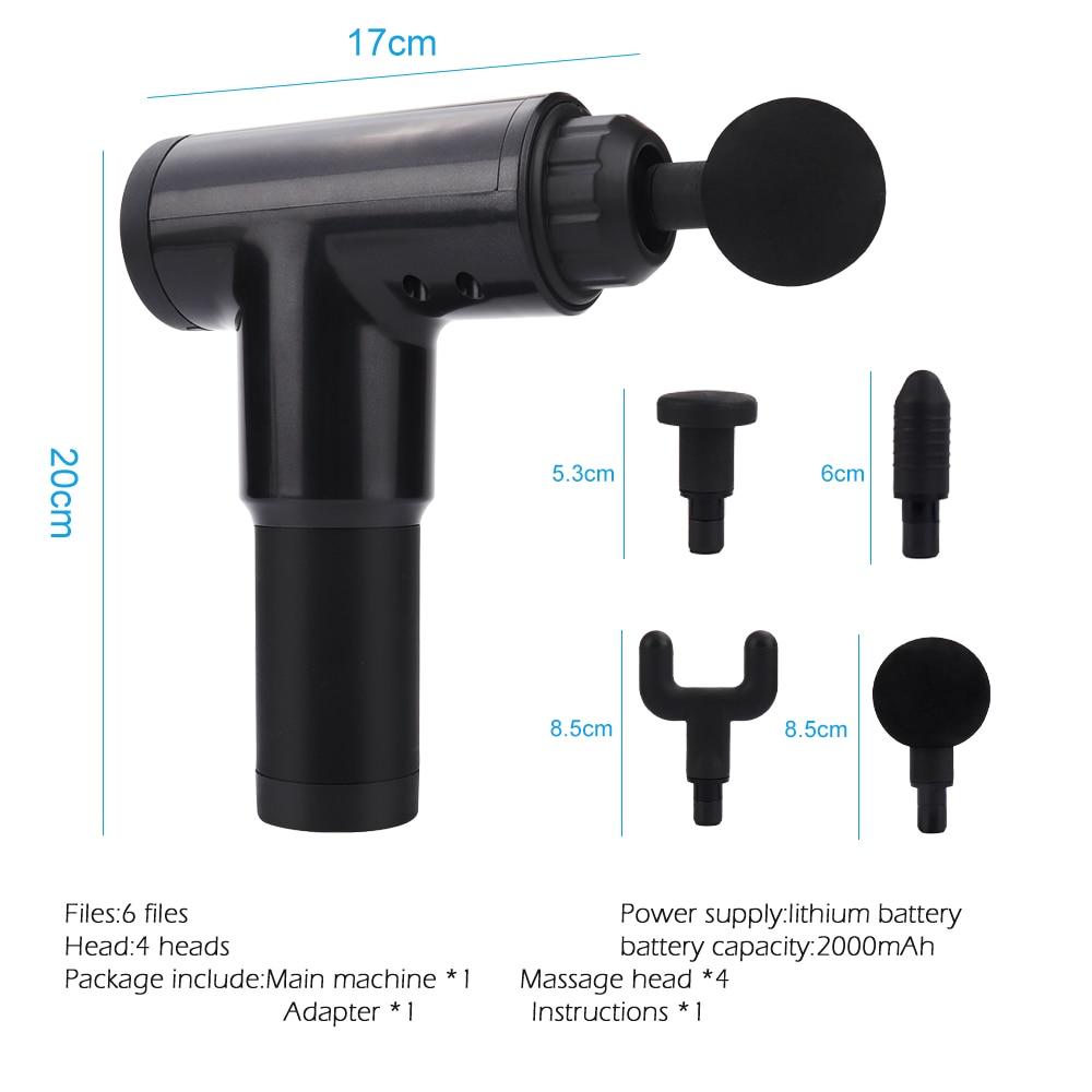 Mini Fascia Massager - Portable Muscle Relaxer with 6 Speeds