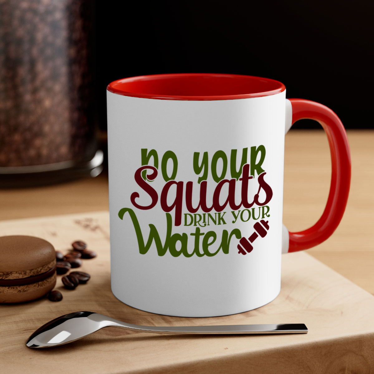 do your squats drink your water 49#- gym-Mug / Coffee Cup