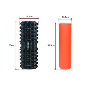 2 IN 1 Physio EVA PVC Foam Yoga Roller Gym Back Training Exercise